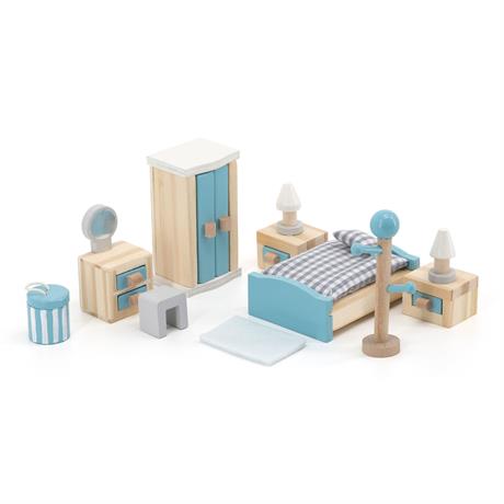 Дерев'яні меблі для ляльок Viga Toys PolarB Спальня (44035) - фото 2