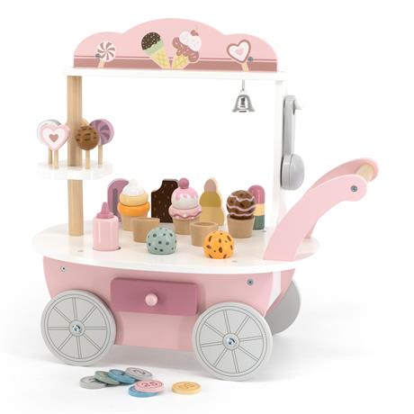 Деревянный игровой набор Viga Toys PolarB Магазин мороженого на колесах (44054) - фото 2