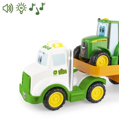 Іграшкова техніка John Deere Kids тягач і трактор зі світлом і звуком (47207) - фото 1