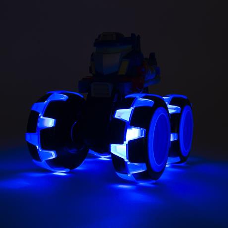 Игрушечная машинка John Deere Kids Monster Treads Оптимус Прайм с большими светящимися колесами (47423) - фото 1