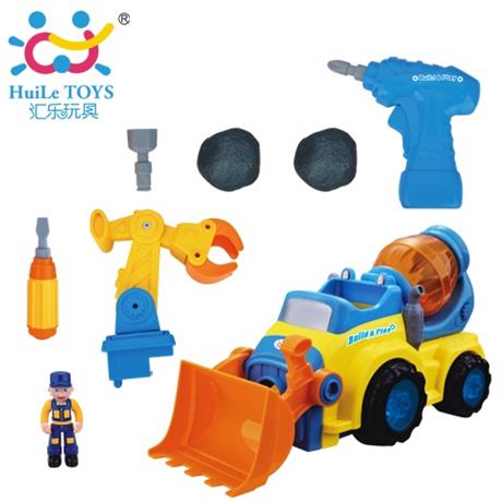 Іграшка-конструктор Huile Toys Будівельна машина (566CD) - фото 0