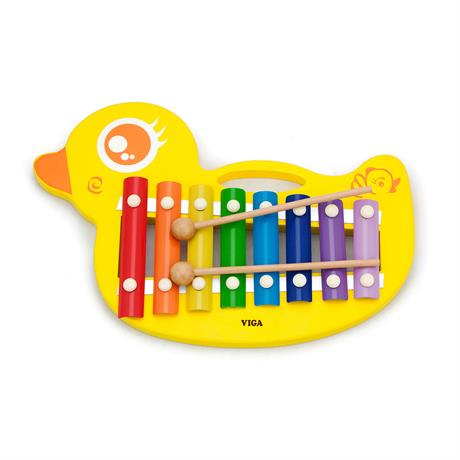 Дитячий ксилофон Viga Toys Каченя (59769) - фото 0