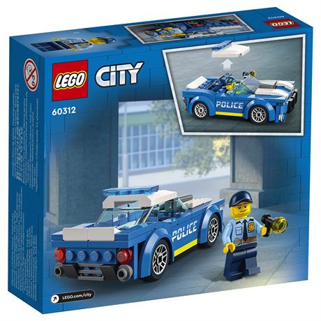 Конструктор LEGO City Police Полицейская машина 94 детали (60312) - фото 6