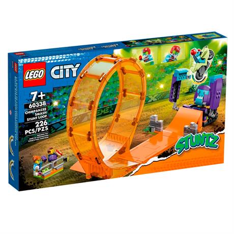 Конструктор LEGO City Stuntz Трюковая петля Сокрушительный шимпанзе 226 деталей (60338) - фото 7