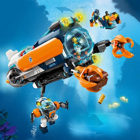 Конструктор LEGO City Exploration Підводний човен для глибоководних досліджень 842 деталі (60379) - фото 1