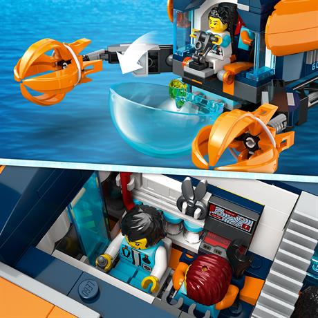 Конструктор LEGO City Exploration Подводная лодка для глубоководных исследований 842 детали (60379) - фото 2