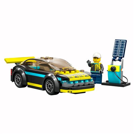 Конструктор LEGO City Great Vehicles Электрический спортивный автомобиль 95 деталей (60383) - фото 6