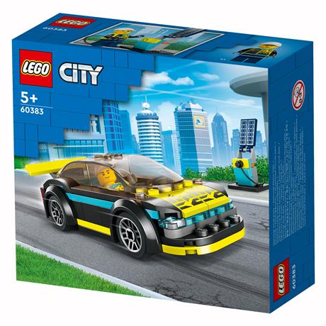 Конструктор LEGO City Great Vehicles Электрический спортивный автомобиль 95 деталей (60383) - фото 0