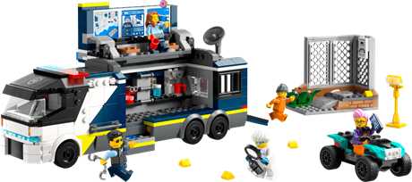 Конструктор LEGO City Пересувна поліцейська криміналістична лабораторія 674 деталі (60418) - фото 1