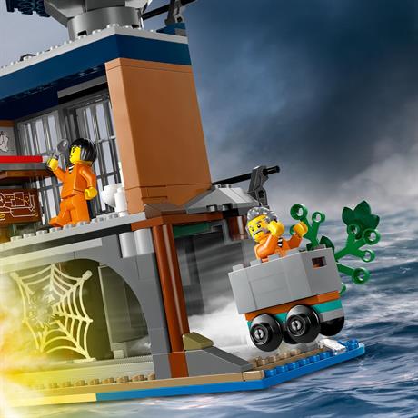 Конструктор LEGO City Полицейский остров-тюрьма 980 деталей (60419) - фото 4
