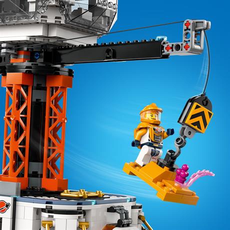 Конструктор LEGO City Космическая база и стартовая площадка для ракеты 1422 детали (60434) - фото 3