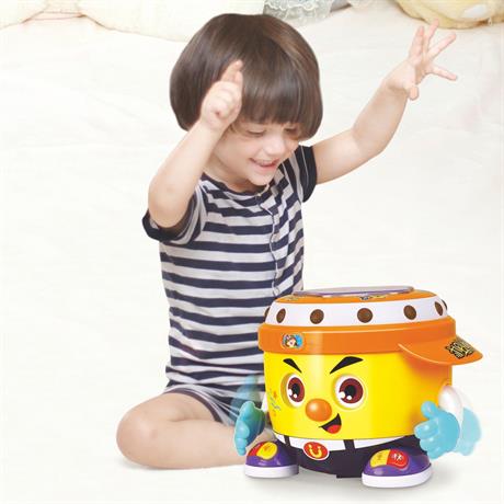 Музыкальная игрушка Hola Toys Веселый барабан интерактивная (6107) - фото 3