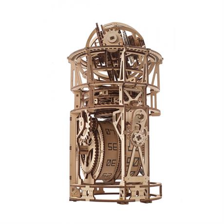 Деревянный механический 3D конструктор Ukrainian Gears Астрономичные часы с турбийоном (70162) - фото 4