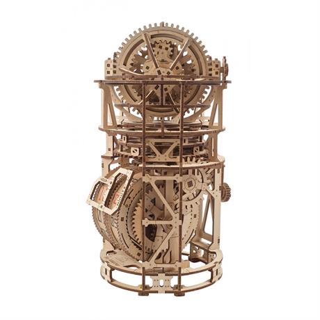 Дерев'яний механічний 3D конструктор Ukrainian Gears Астрономічний годинник із турбийоном (70162) - фото 5
