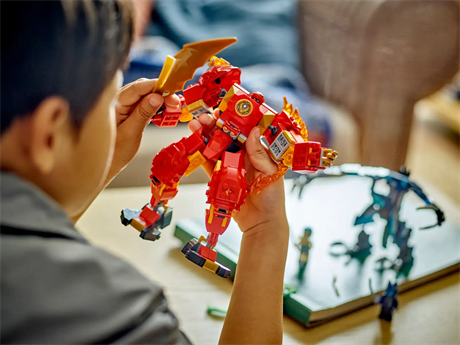Конструктор LEGO NINJAGO Робот вогняної стихії Кая 322 деталі (71808) - фото 4
