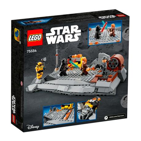Конструктор LEGO Star Wars Обі-Ван Кенобі проти Дарта Вейдера 408 деталей (75334) - фото 10