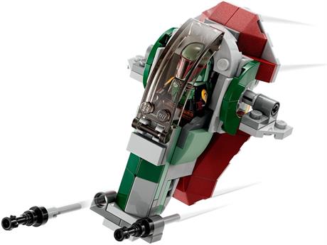 Конструктор LEGO Star Wars Микроистребитель звездолет Боба Фетта 85 деталей (75344) - фото 0
