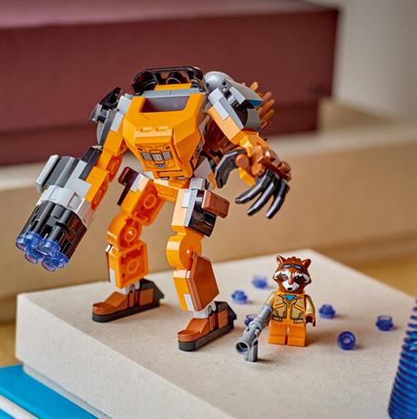 Конструктор LEGO Super Heroes Рабоброня Єнота Ракети 98 деталей (76243) - фото 2