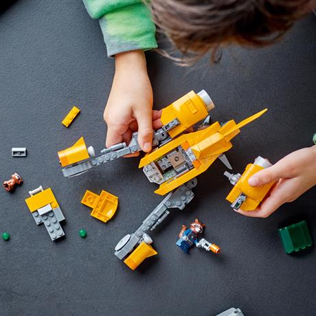 Конструктор LEGO Marvel Super Heroes Звездолет малыша Ракеты 191 деталь (76254) - фото 3