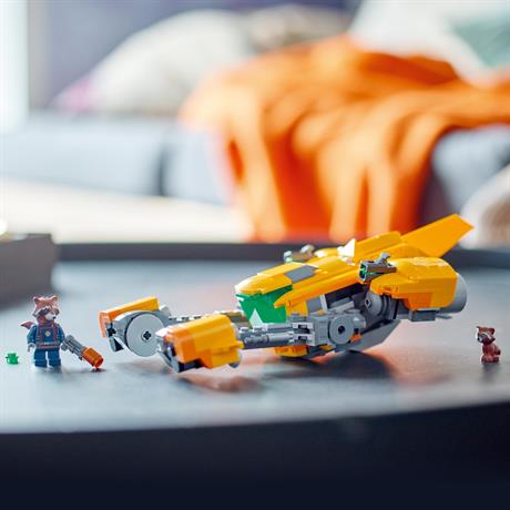 Конструктор LEGO Marvel Super Heroes Звездолет малыша Ракеты 191 деталь (76254) - фото 5