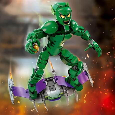 Конструктор LEGO Marvel Фигурка Зеленого гоблина для сборки 471 деталь (76284) - фото 6