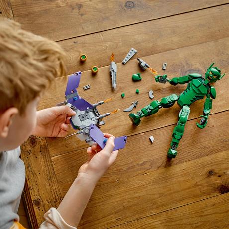 Конструктор LEGO Marvel Фигурка Зеленого гоблина для сборки 471 деталь (76284) - фото 9