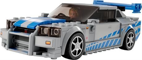 Конструктор LEGO Speed Champions Двойной форсаж Nissan Skyline GT-R R34, 319 деталей (76917) - фото 0