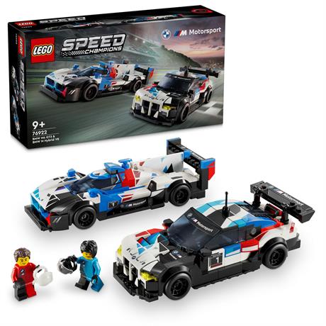 Конструктор LEGO Speed Champions Гоночные автомобили BMW M4 GT3 и BMW M Hybrid V8 676 деталей (76922) - фото 1