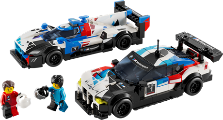 Конструктор LEGO Speed Champions Гоночные автомобили BMW M4 GT3 и BMW M Hybrid V8 676 деталей (76922) - фото 3