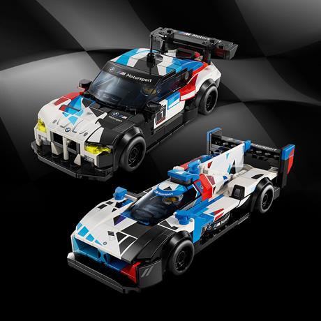 Конструктор LEGO Speed Champions Автомобілі для перегонів BMW M4 GT3 і BMW M Hybrid V8 676 деталей (76922) - фото 4