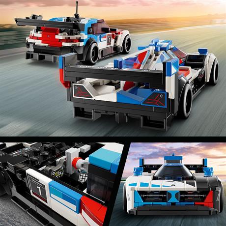 Конструктор LEGO Speed Champions Автомобілі для перегонів BMW M4 GT3 і BMW M Hybrid V8 676 деталей (76922) - фото 5