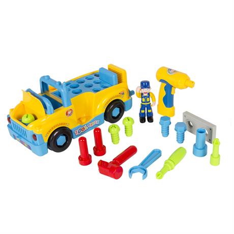 Іграшка-конструктор Huile Toys Машинка з інструментами (789) - фото 6