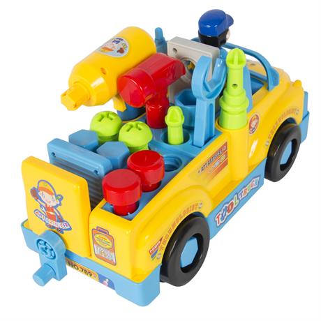 Іграшка-конструктор Huile Toys Машинка з інструментами (789) - фото 7