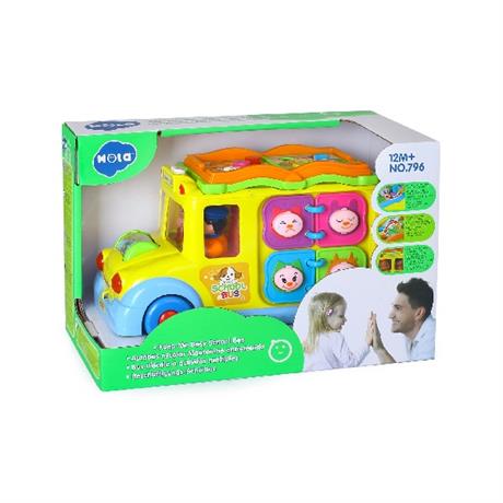 Музыкальная развивающая игрушка Hola Toys Школьный автобус (796) - фото 1