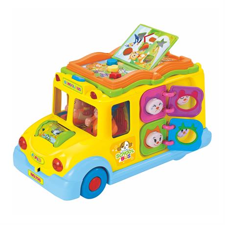 Музыкальная развивающая игрушка Hola Toys Школьный автобус (796) - фото 0
