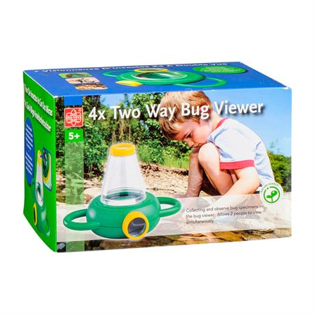 Набор для исследований Edu-Toys Контейнер для насекомых с увеличительными стеклами с 4-кратным увеличением (BL201) - фото 1
