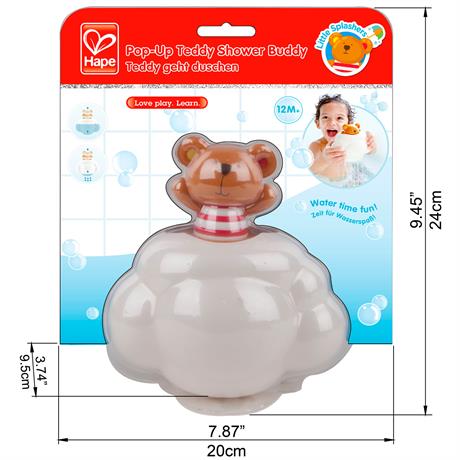 Іграшка для ванної Hape Ведмедик Тедді (E0202) - фото 8