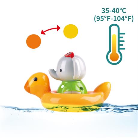 Игрушка для ванной Hape с термометром Слоненок (E0222) - фото 1