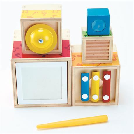 Іграшкові музичні інструменти Hape Мініоркестр 5 в 1 (E0336) - фото 0