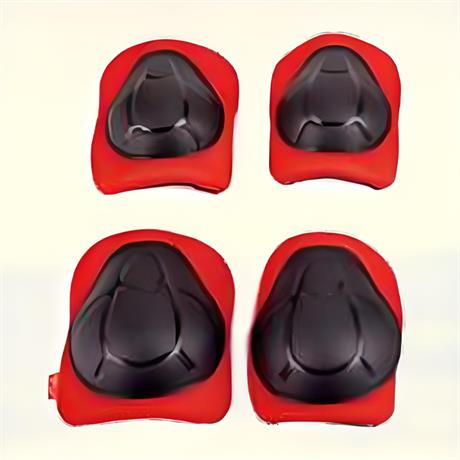 Комплект защиты Hape наколенники и налокотники красный (E1086) - фото 0