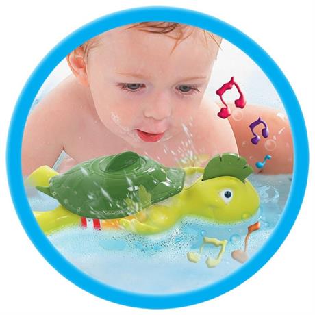 Игрушка для ванной Toomies Черепаха плавает и поет (E2712) - фото 1