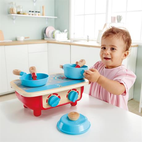Дитяча плита Hape складна з посудом (E3170) - фото 3