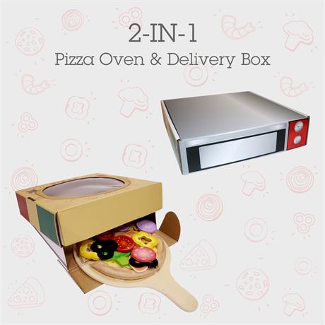 Игрушечные продукты Hape Пицца из дерева (E3173) - фото 1