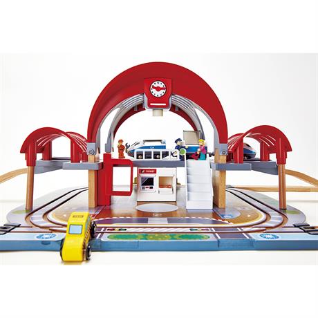 Іграшкова залізниця Hape Станція Гранд-Сіті зі світловими та звуковими ефектами (E3725) - фото 10