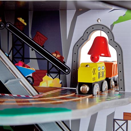 Іграшкова залізниця Hape Багаторівнева гірська шахта з аксесуарами (E3753) - фото 16