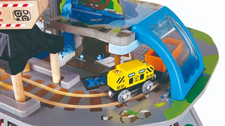 Іграшкова залізниця Hape Багаторівнева гірська шахта з аксесуарами (E3753) - фото 21