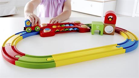 Іграшкова залізниця Hape із ксилофоном 14 ел. (E3822) - фото 7