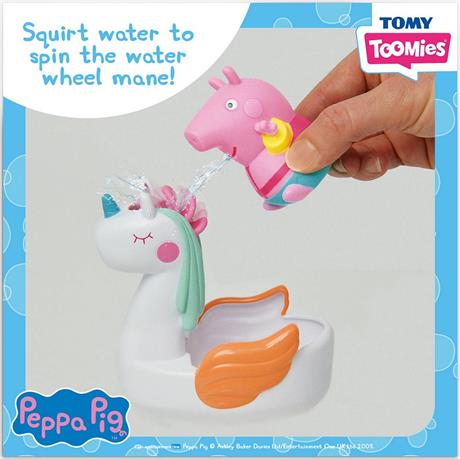 Іграшка для ванної Toomies Свинка Пеппа плаває Єдиноріг (E73106-E) - фото 3