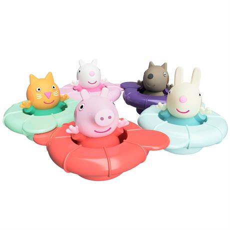 Набор игрушек для ванной Toomies Вечеринка Пеппы в бассейне (E73549) - фото 1