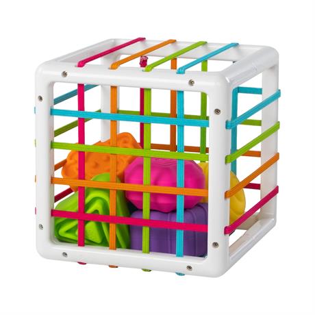 Сортер-куб зі стінками-шнурочками Fat Brain Toys InnyBin (F251ML) - фото 2